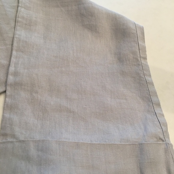 EILEEN FISHER ORGANIC LINEN CUFFED CROP PANT - Picture 5 of 8